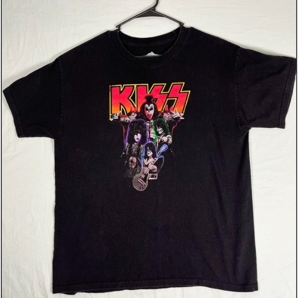 Mountainaire Other - Mountainaire KISS Graphic T-Shirt Mens Large Black Excellent 2015 Rock Band Tee